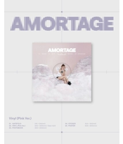 Jisoo- Amortage - Pink Version - incl. Photobook, Sticker + Poster - VINYL