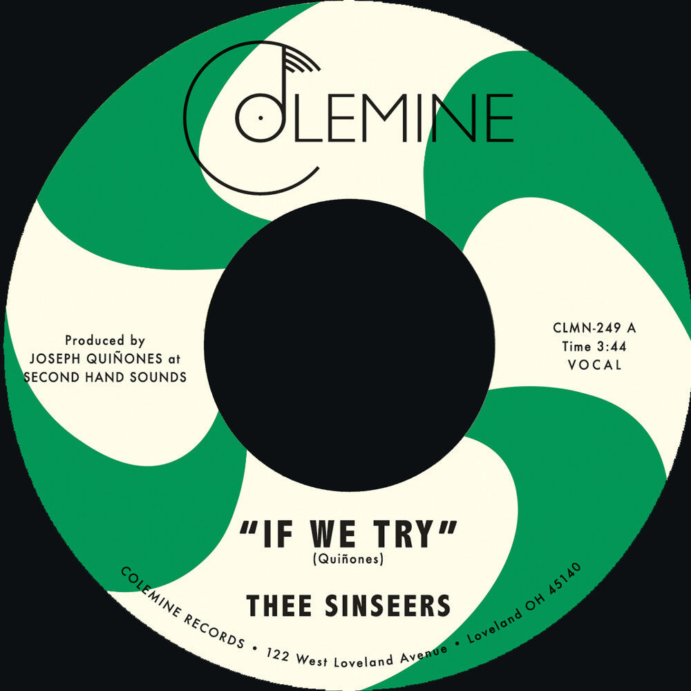 Thee Sinseers- If We Try / Give It Up You Fool [Colored Vinyl] - VINYL