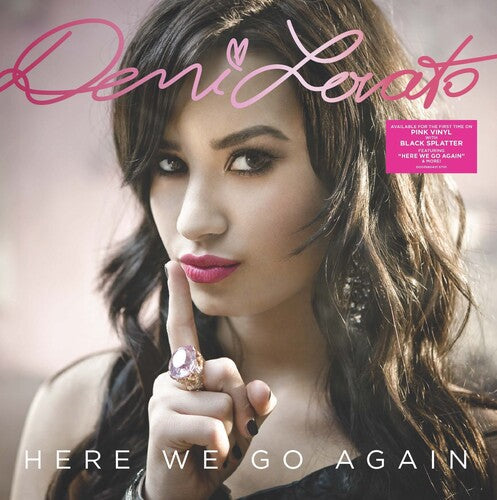 Demi Lovato- Here We Go Again (Pink w/ Black Splatter Vinyl) - VINYL