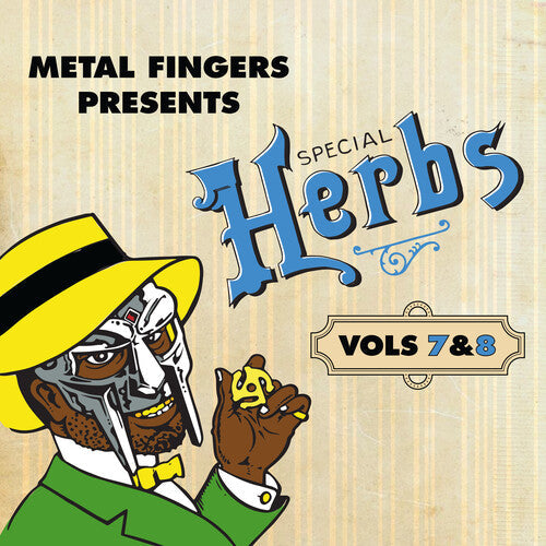 MF Doom- Metal Fingers Presents: Special Herbs Vol. 7 & 8 - Blue Vinyl - VINYL