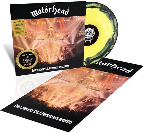 Motorhead- No Sleep 'til Hammersmith [Yellow/Black Half-Speed LP] - VINYL