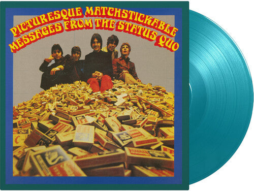 Status Quo- Picturesque Matchstickable Messages From The Status Quo - Limited 180-Gram Turquoise Colored Vinyl - VINYL
