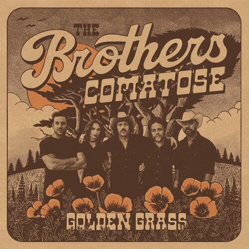 The Brothers Comatose- Golden Grass - Splattered Orange & Blue - VINYL