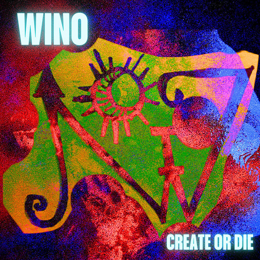 Wino- Create Or Die (Blk) [Colored Vinyl] (Red) - VINYL
