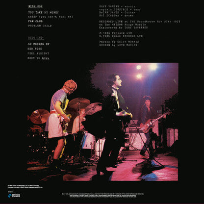 The Damned- Not The Captain's Birthday Party - Limited Splatter Green Vinyl - VINYL