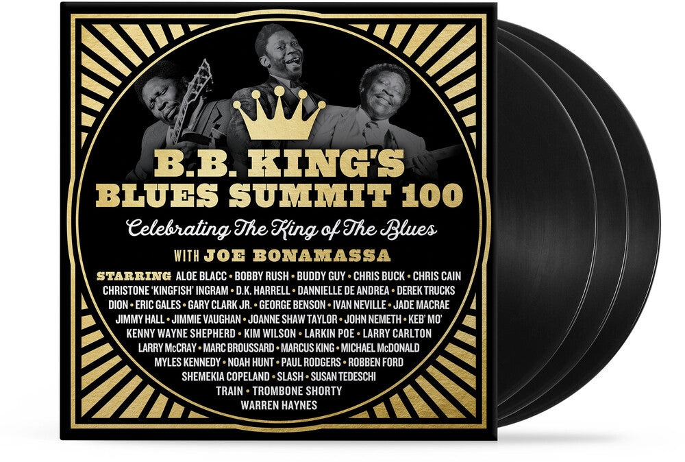 Joe Bonamassa- B.B. King's Blues Summit 100 [180g 3xLP Black Vinyl in Gatefold Jacket with 20-page booklet and download card] - VINYL