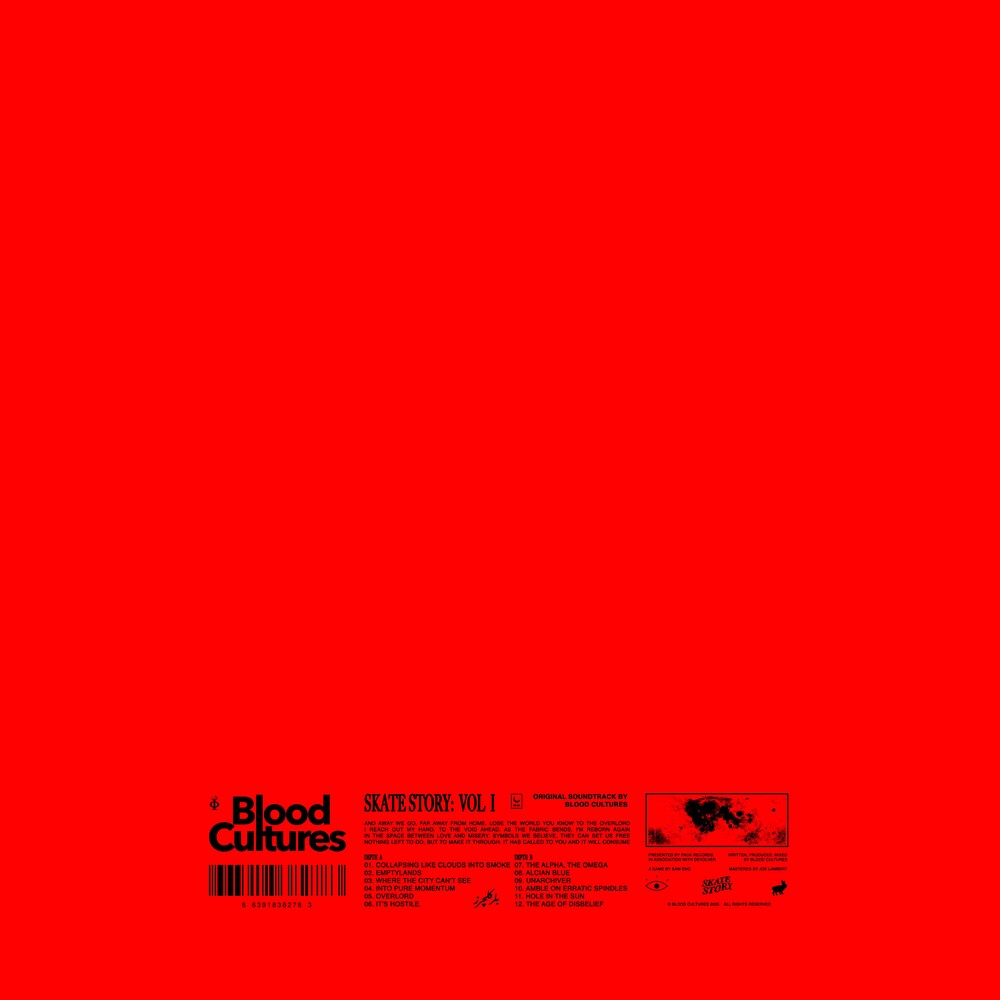Blood Cultures- Skate Story Vol. 1 [Colored Vinyl] (Red) - VINYL