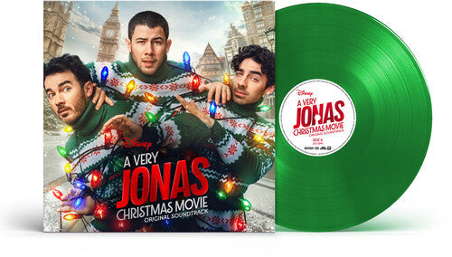Jonas Brothers- A Very Jonas Christmas Movie (Original Soundtrack) [Emerald LP] (DAMAGED) - VINYL