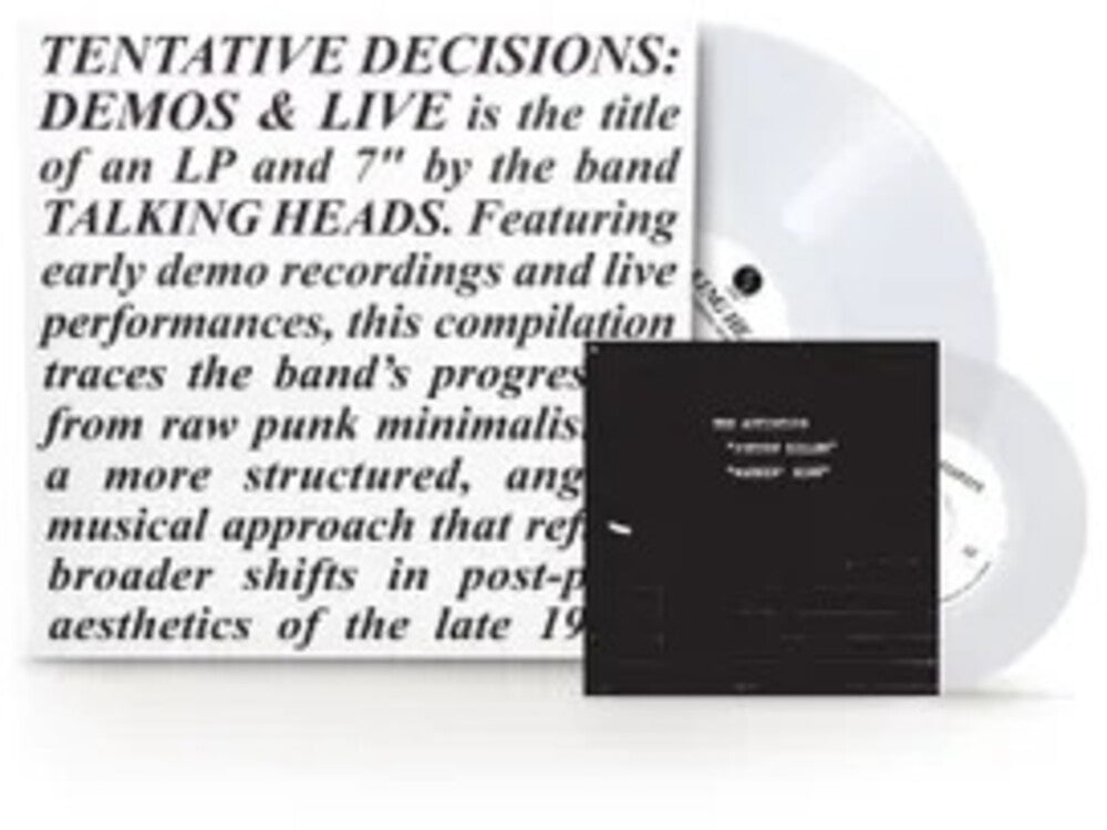 Talking Heads- Tentative Decisions: Demos & Live [RSD Black Friday 2025] - VINYL