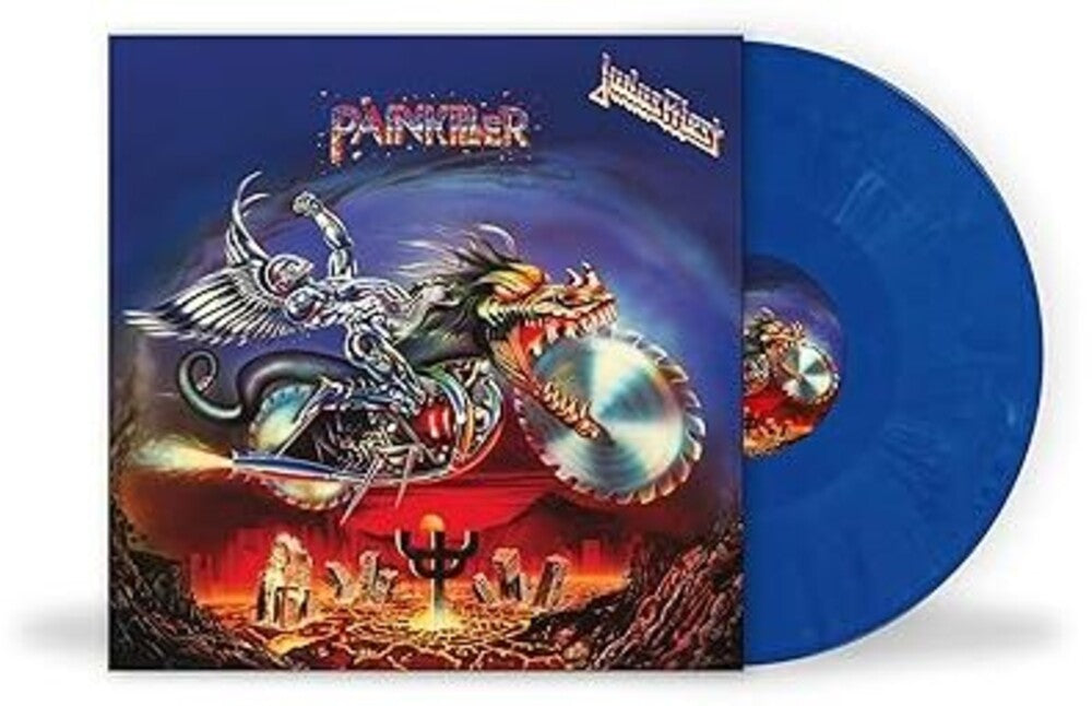 Judas Priest- Painkiller - Blue & Blue White Marble Vinyl (Import) - VINYL