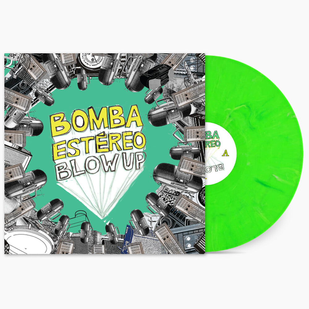 Bomba Estereo- Blow Up [Lime Green Marble Vinyl] - VINYL
