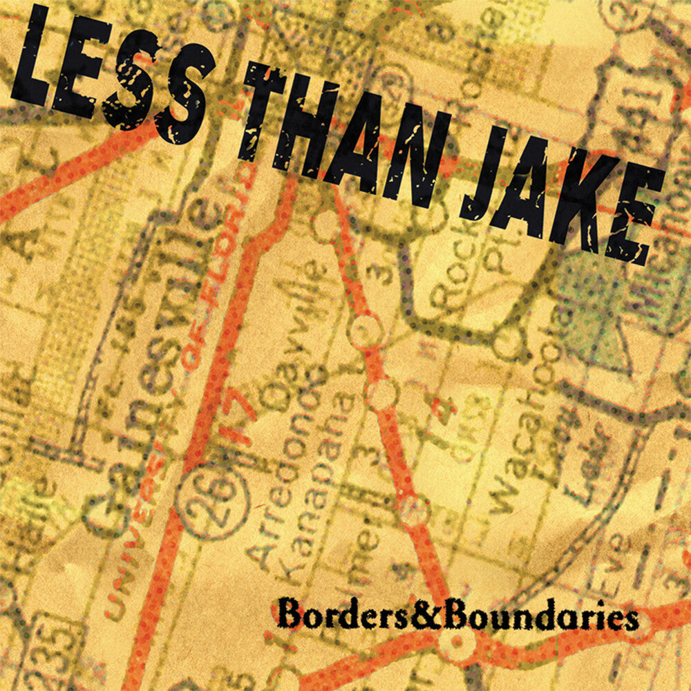 Less Than Jake- Borders & Boundaries 25th Anniversary - Yellow Vinyl - VINYL