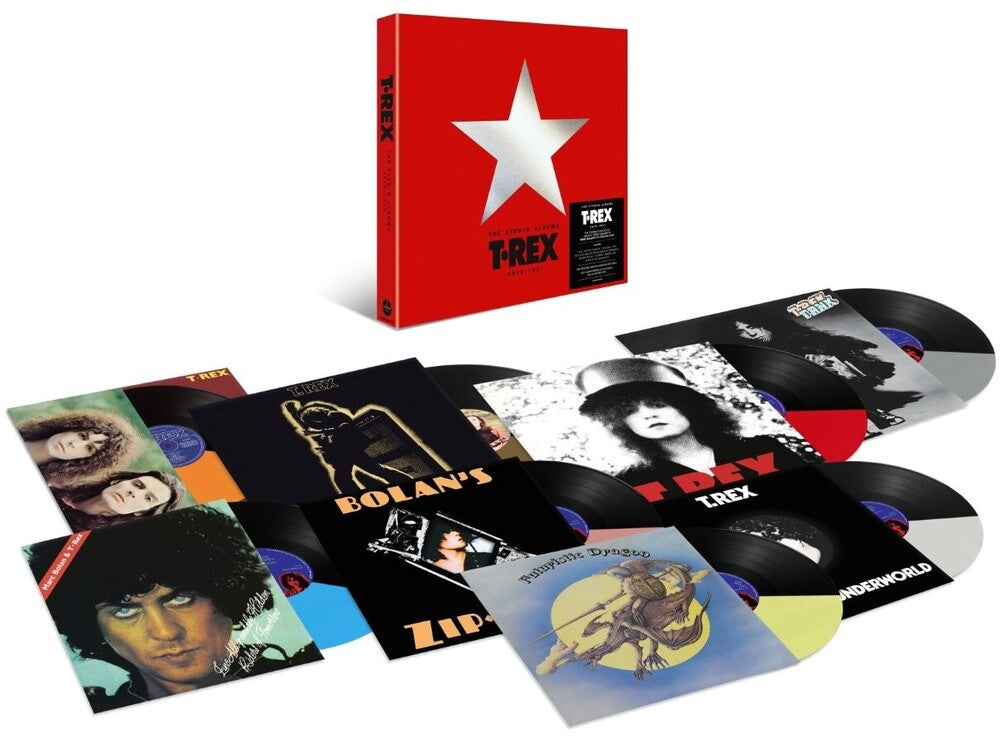 T.Rex- Studio Albums 1970-1977 [Half & Half Colored Vinyl] - VINYL