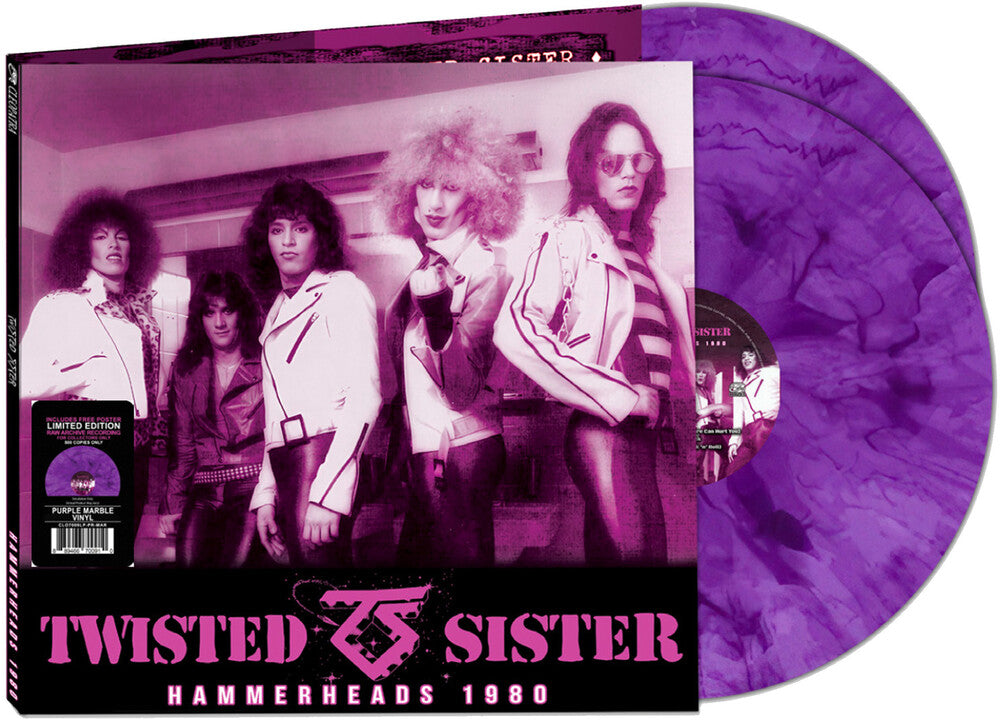 Twisted Sister- Hammerheads 1980 [Purple Marble 2LP] - VINYL