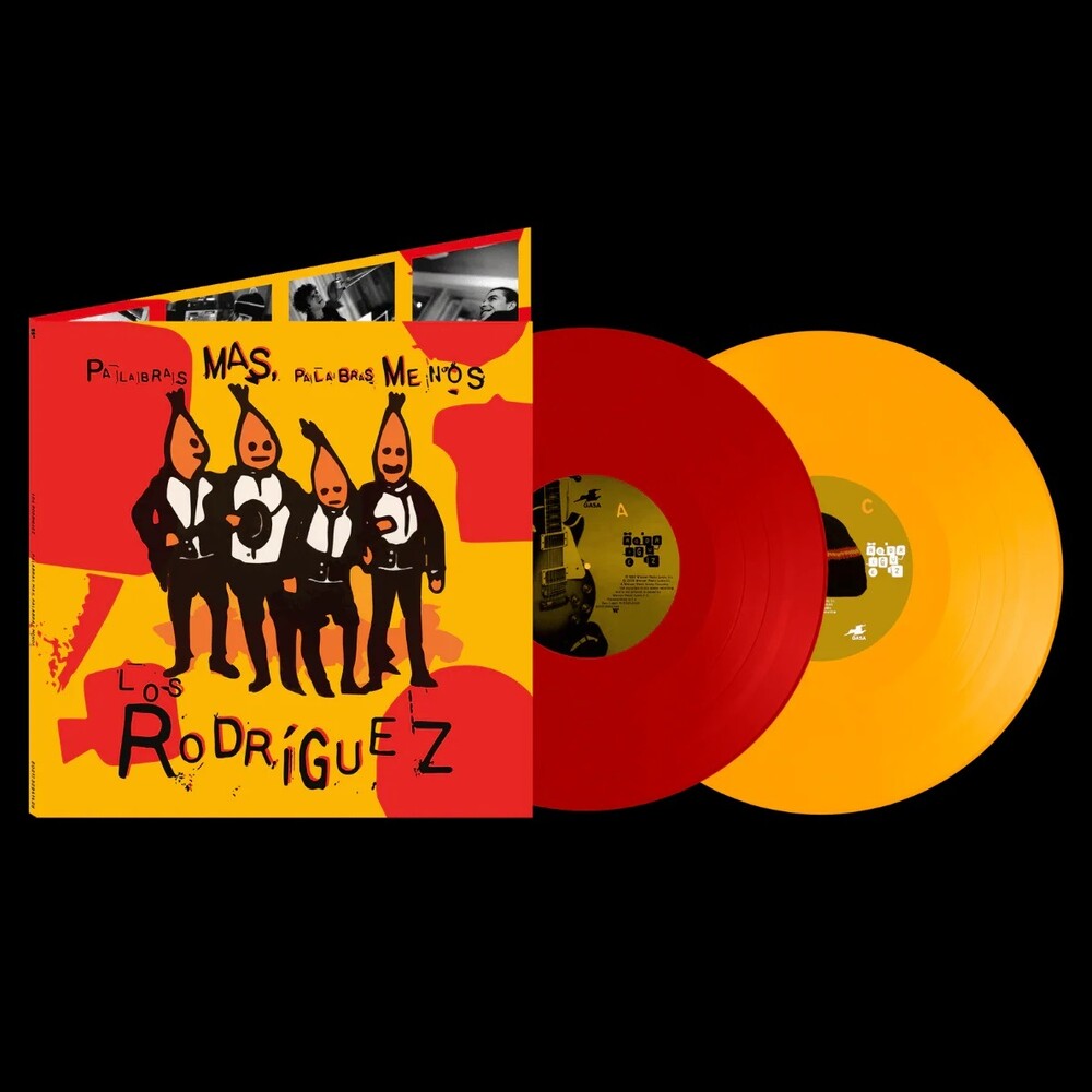 Los Rodriguez- Palabras Mas Palabras Menos - Yellow & Red Vinyl - VINYL