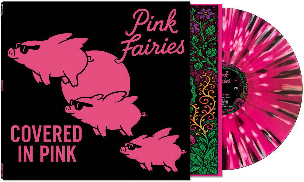 Pink Fairies- Covered in Pink [Splatter Vinyl] - VINYL