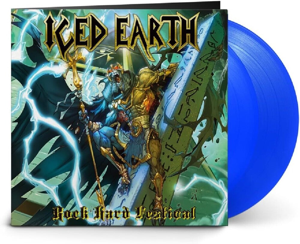 Iced Earth- Rock Hard Festival - Ltd Transparent Blue Vinyl - VINYL