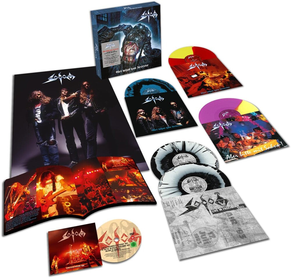 Sodom- Get What You Deserve - Expanded Edition [Super Deluxe Box Set with DVD] - VINYL