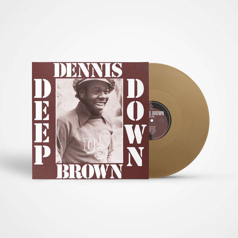 Dennis Brown- Deep Down [Gold Colored Vinyl] (50th Anniversary Remastered Reissue) - VINYL