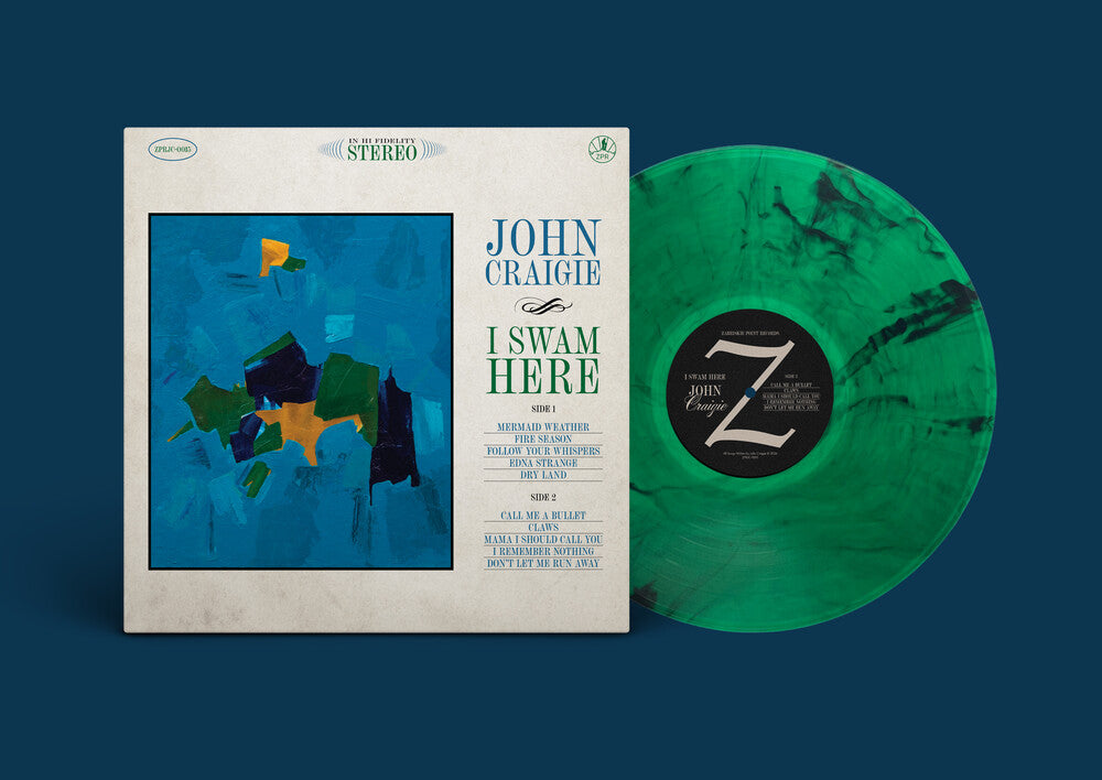John Craigie- I Swam Here [Indie Exclusive] Green [Colored Vinyl] (Grn) [Limited Edition] [Indie Exclusive] - VINYL