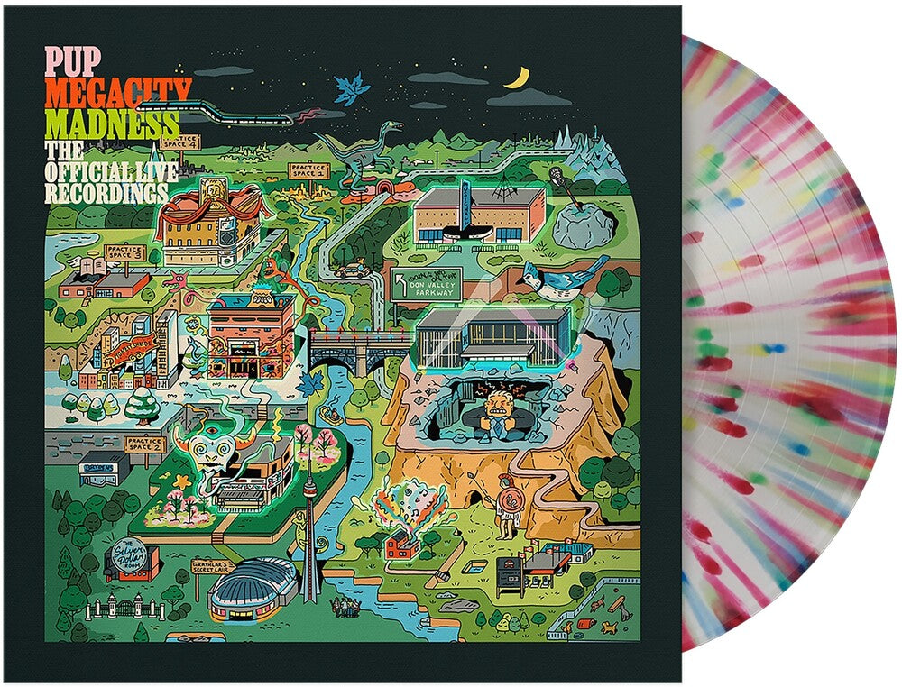 Pup- Megacity Madness (The Official Live Recordings) [Multicolor Splatter LP] - VINYL
