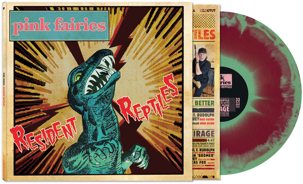 Pink Fairies- Resident Reptiles [Colored Vinyl] - VINYL