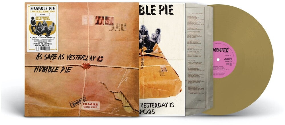 Humble Pie- As Safe As Yesterday [Gold] - VINYL