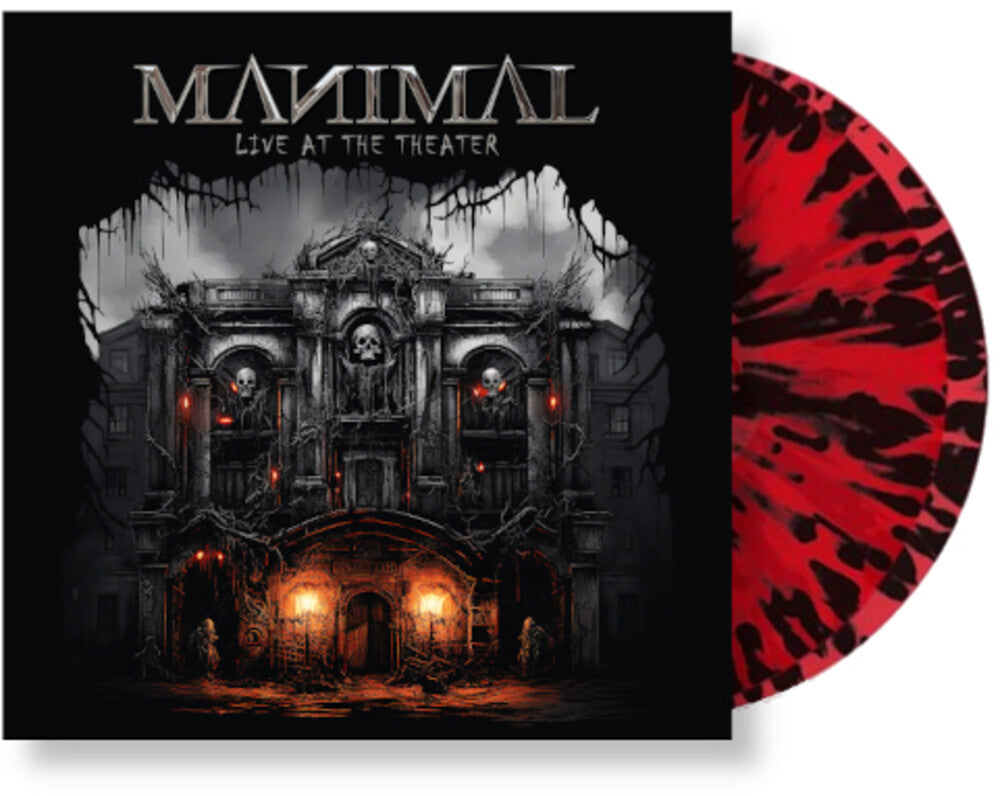 Manimal- Live At The Theater - Red/black - VINYL