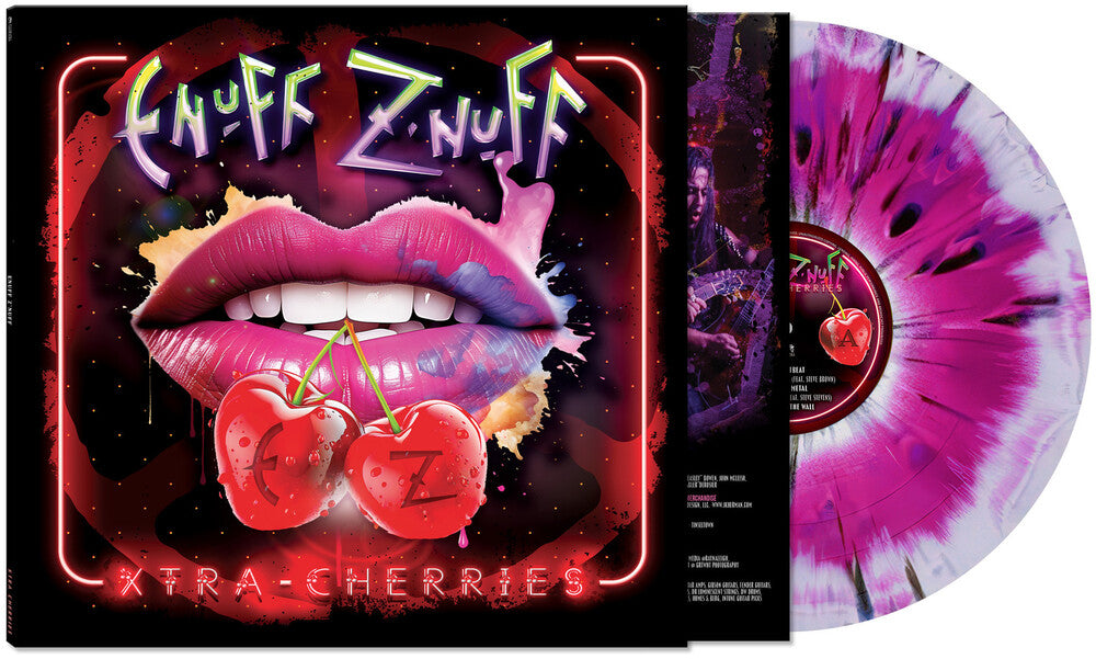 Enuff Z'Nuff- Xtra Cherries [Black/Pink/White Splatter/Haze] - VINYL