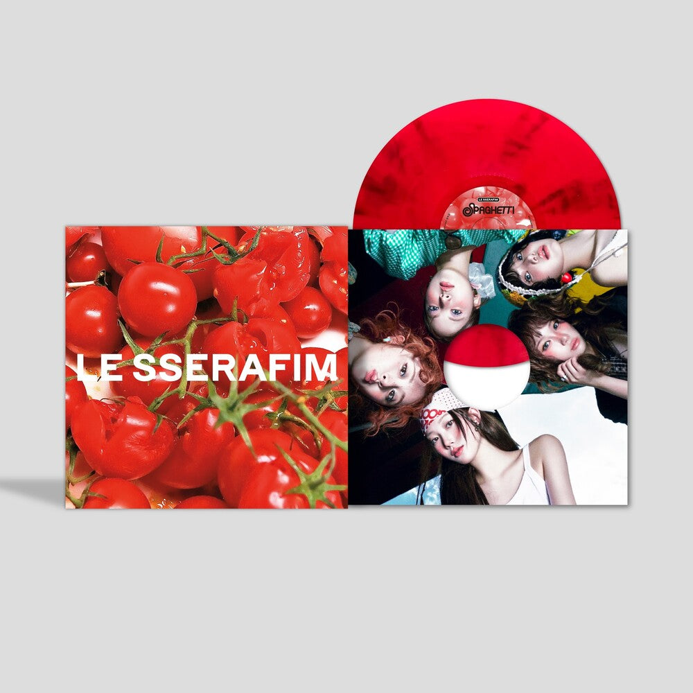 LE SSERAFIM- 1st Single Album 'SPAGHETTI' [Tomato Red] - VINYL