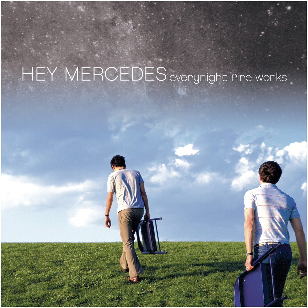 Hey Mercedes- Everynight Fire Works - Blue (Blue) [Colored Vinyl] (Gate) - VINYL