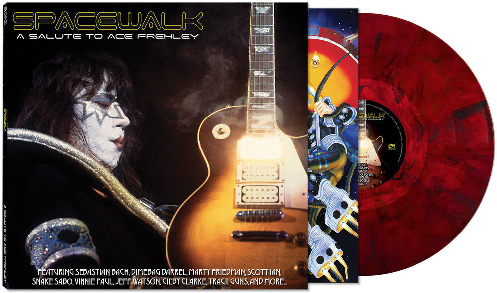 Various Artists- Spacewalk - A Tribute to Ace Frehley [Red Marble] - VINYL