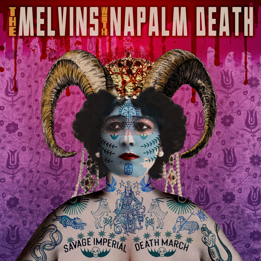 Melvins / Napalm Death- Savage Imperial Death March [Indie Exclusive Purple] - VINYL