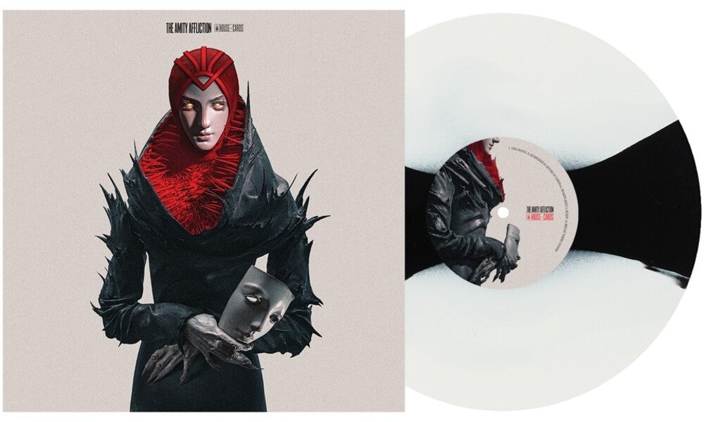 The Amity Affliction- House of Cards [Indie Exclusive White / Black / White Tri-Stripe] - VINYL