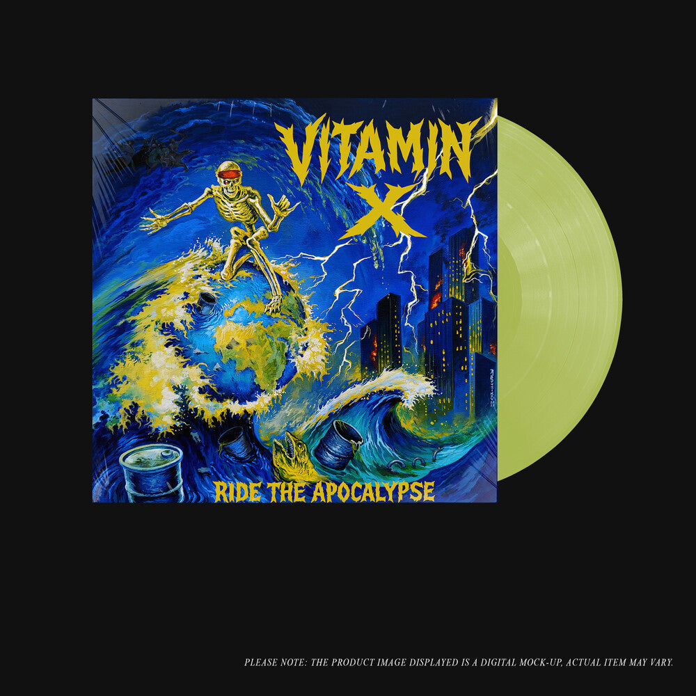 Vitamin X- Ride The Apocalypse [Clear Vinyl] [Limited Edition] (Lime) - VINYL