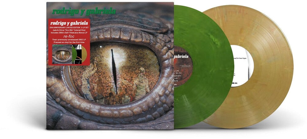 Rodrigo Gabriela Y- Rodrigo Y Gabriela with bonus disc Re-Foc (20th Anniversary Edition) [Jade & Citrus Colored Vinyl] - VINYL