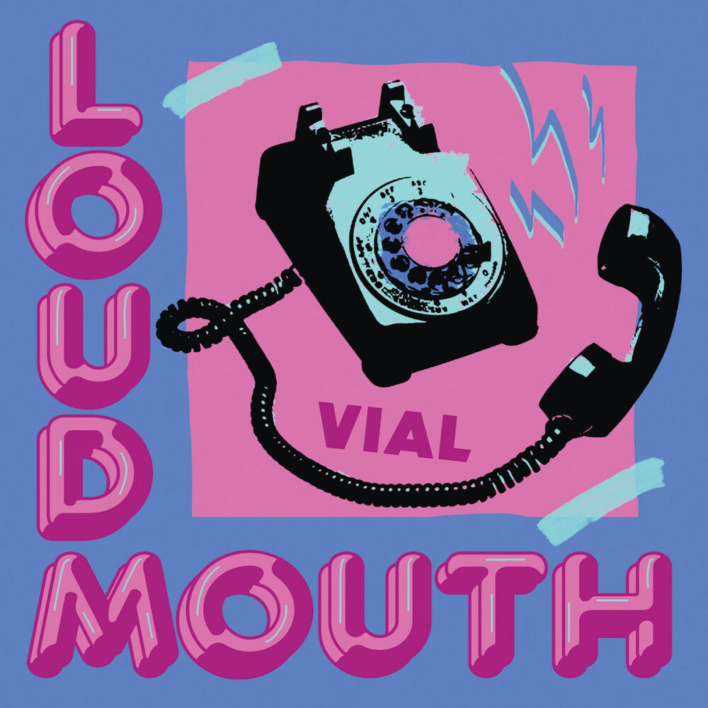 Vial- Loudmouth - Ice Blue With Aqua Blue Spokes (Blue) - VINYL