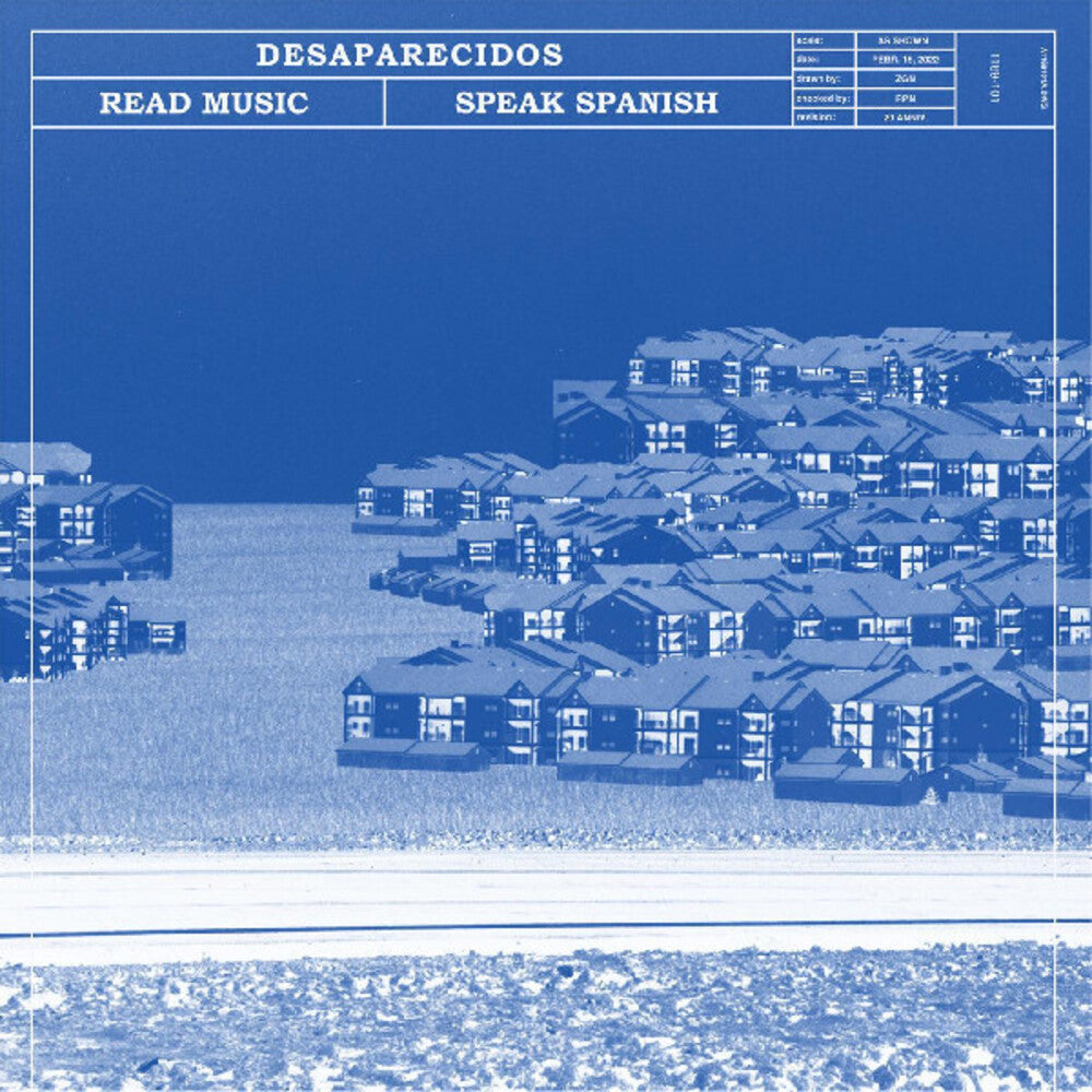 Desaparecidos (Bright Eyes)- Read Music / Speak Spanish [Light Blue, Cream, Orange Tri Color] (DAMAGED) - VINYL