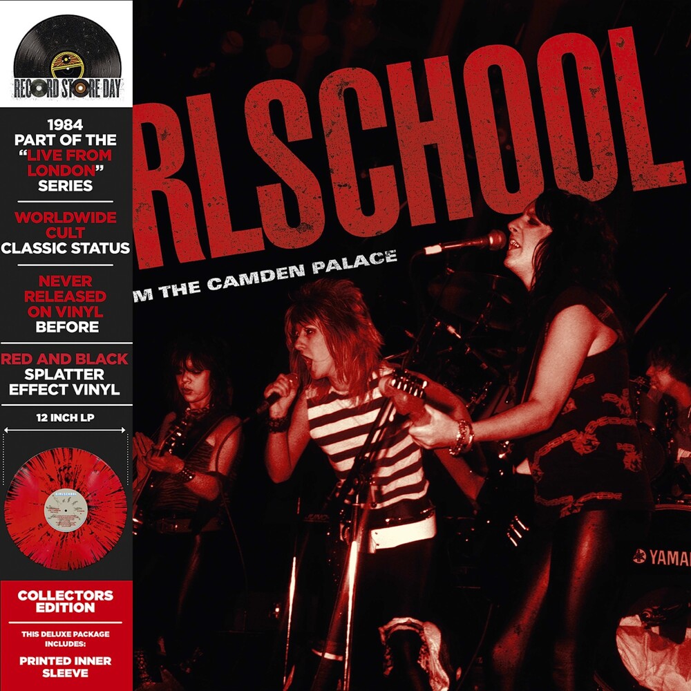 Girlschool- Live From The Camden Palace - Red [Colored Vinyl] [Deluxe] - VINYL