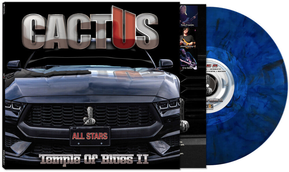 Cactus- Temple of Blues II: All-Stars [Blue Marble] - VINYL