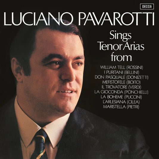 Luciano Pavarotti- Sings Tenor Arias From Italian Opera - VINYL