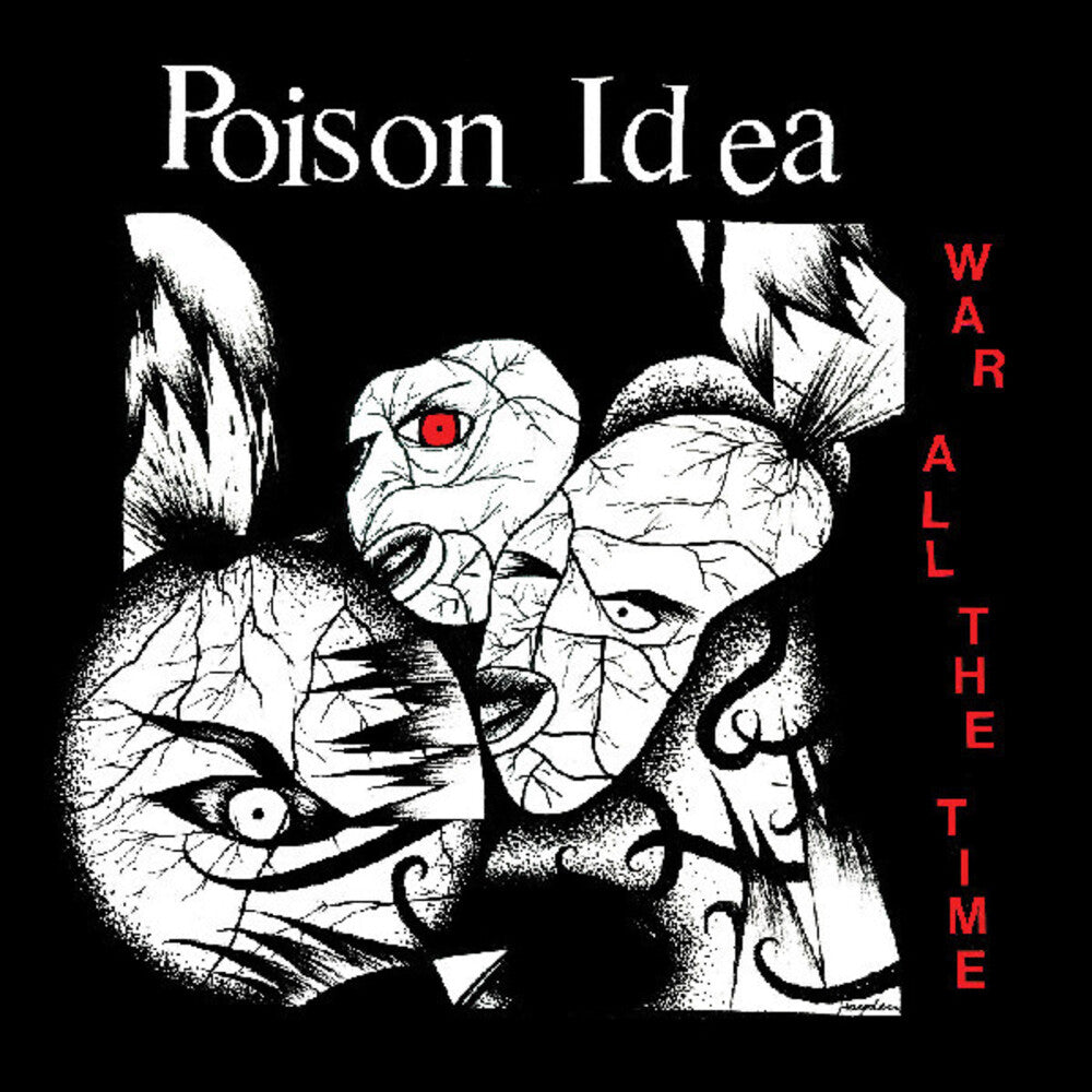 Poison Idea- War All The Time - Opaque Green Vinyl - VINYL