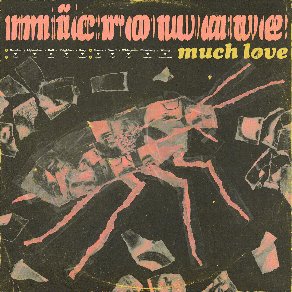 Microwave- Much Love (10 Year An.) Clear Pink Swirl [Clear Vinyl] - VINYL