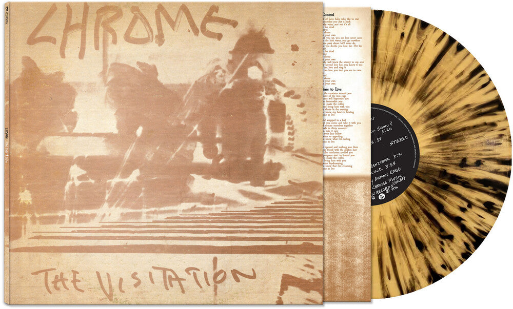 Chrome- The Visitation [Black/Gold Splatter] - VINYL