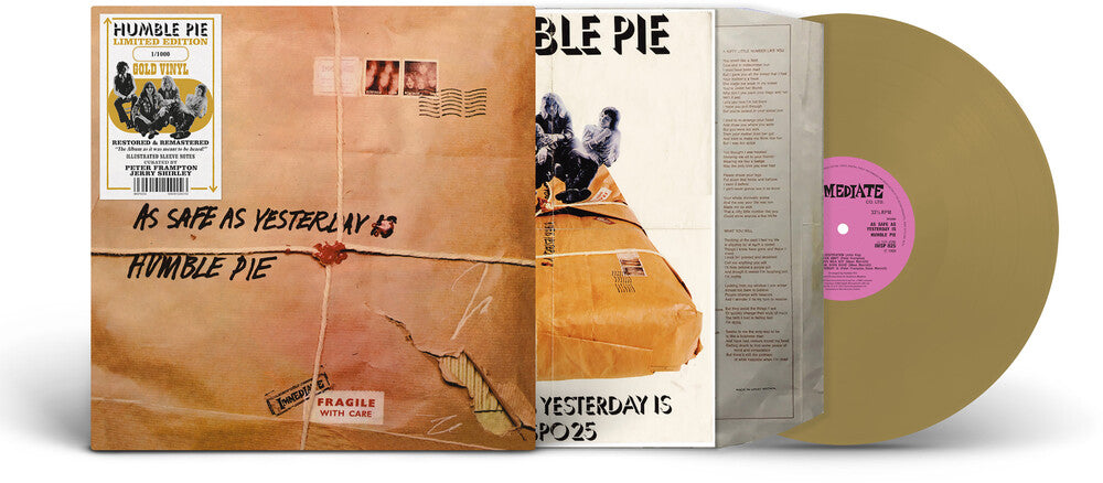 Humble Pie- As Safe As Yesterday Is - Gold [Colored Vinyl] (Gol) [Limited Edition] - VINYL