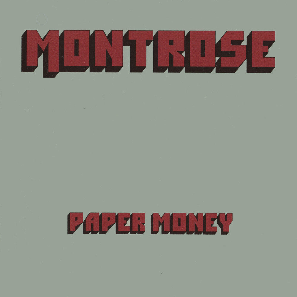Montrose- Paper Money Featuring Sammy Hagar [Clear Vinyl] (Red) - VINYL