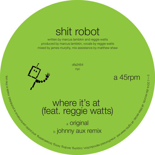 Shit Robot: Where It's at (Feat. Reggie Watts) \ LP