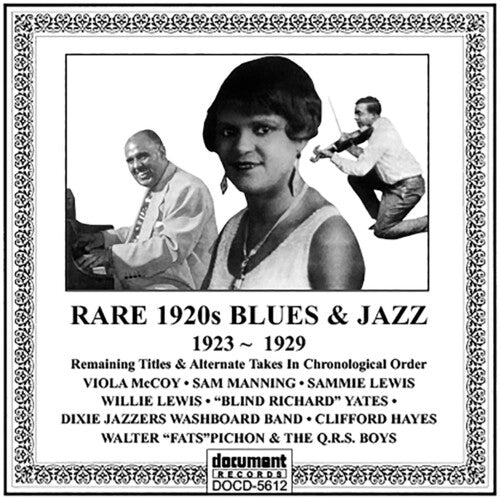 Various Artists: Rare 1920's Blues and Jazz 1923-1929  \ CD