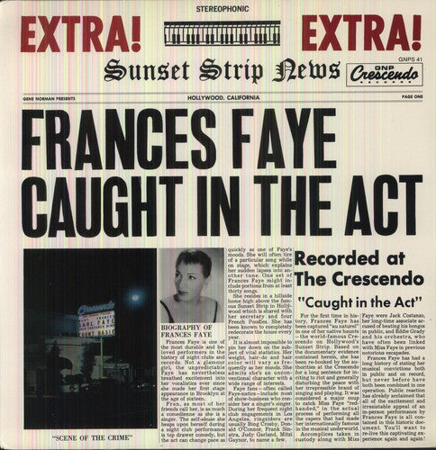 Frances Faye: Caught in the Act - VINYL