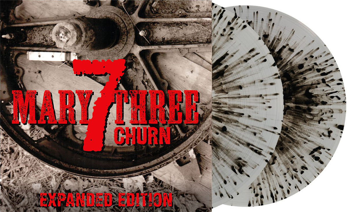 7 Mary Three- Churn (RSD Essential  Milky Clear w/ Black Splatter Vinyl) - VINYL